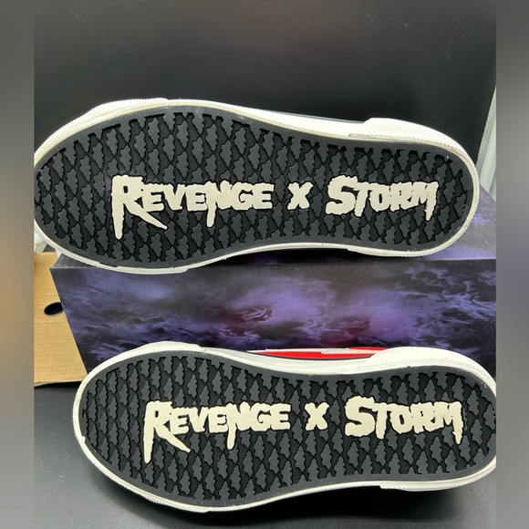 Revenge x Storm Volume 2 Low Top Red / Black Mens 6 - Picture 2 of 10